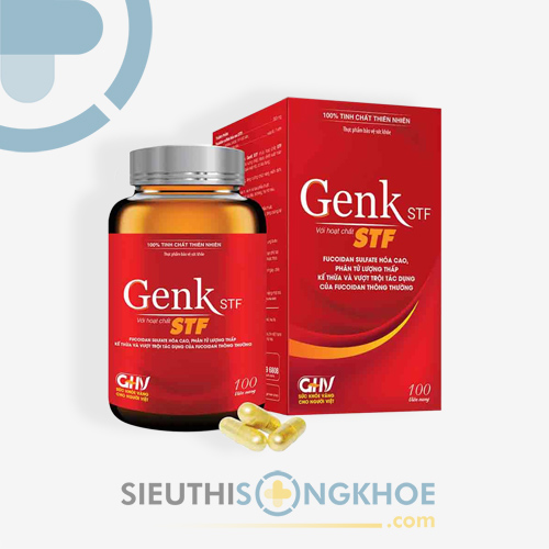 Genk STF - Viên Uống Hỗ Trợ Tăng Cường Sức Khoẻ Chống Lại Ung Thư