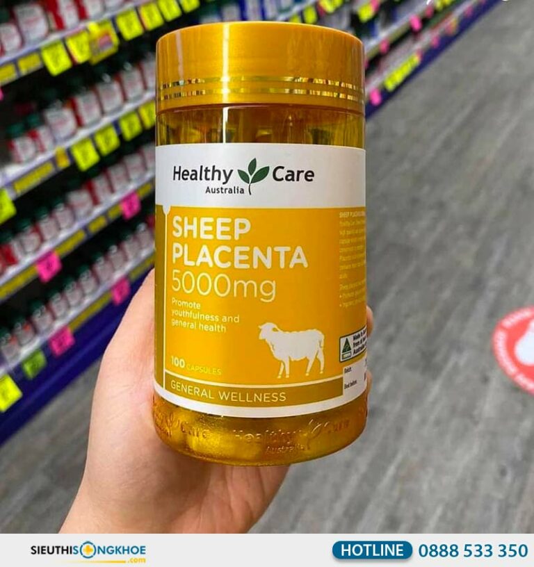 Healthy Care Sheep Placenta 5000mg [649.000đ] - Hỗ Trợ Làm Đẹp Da