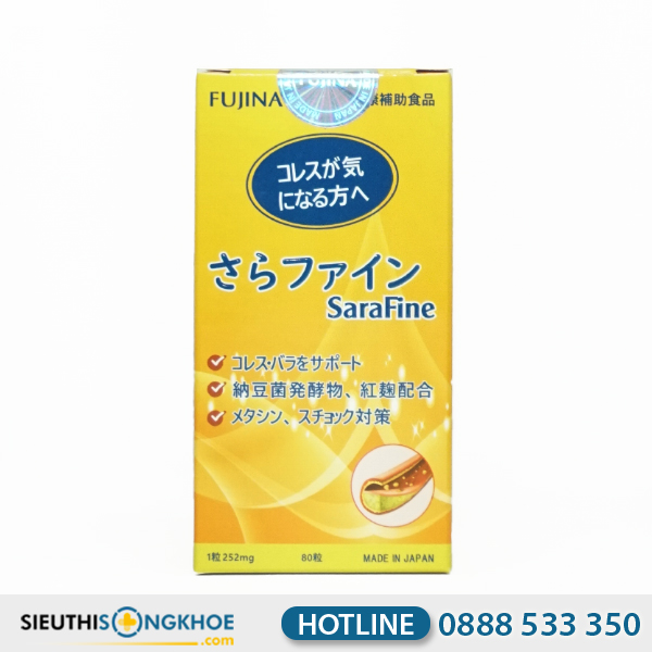 Sarafine - Viên Uống Hỗ Trợ Giảm Mỡ Máu