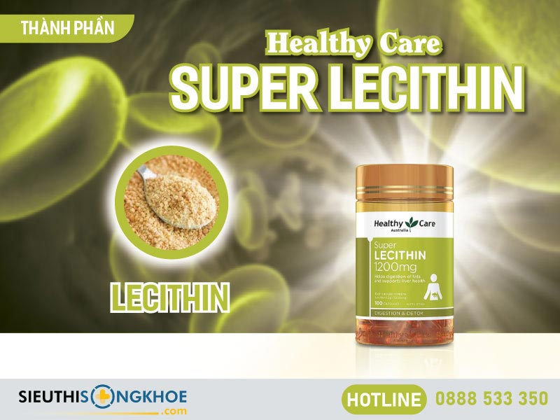 thành phần của healthy care super lecithin 1200mg