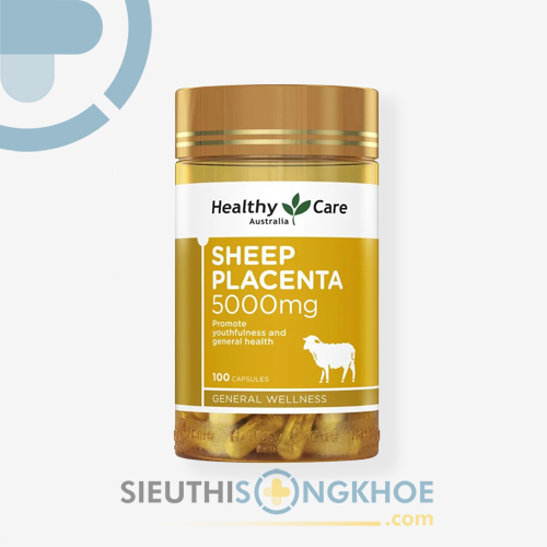Healthy Care Sheep Placenta 5000mg - Viên Uống Hỗ Trợ Chống Lão Hoá Da