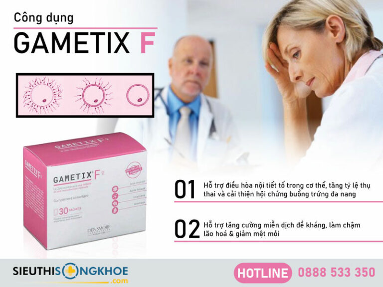 Gametix F [910.000đ] - Hỗ Trợ Ngăn Ngừa & Điều Trị Vô Sinh Nữ Giới