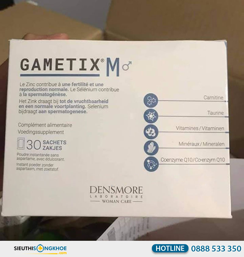 gametix m có tác dụng gì