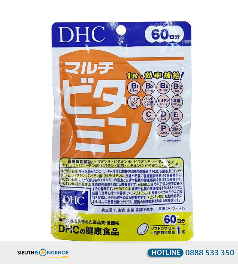 thành phần viên uống vitamin tổng hợp DHC