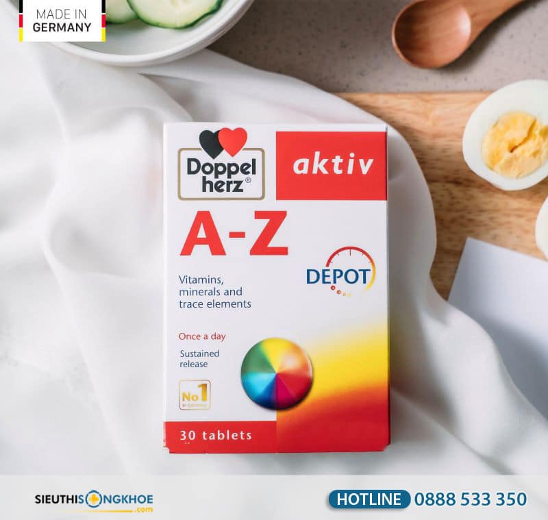 mua viên uống vitamin Doppelherz Aktiv A - Z chính hãng