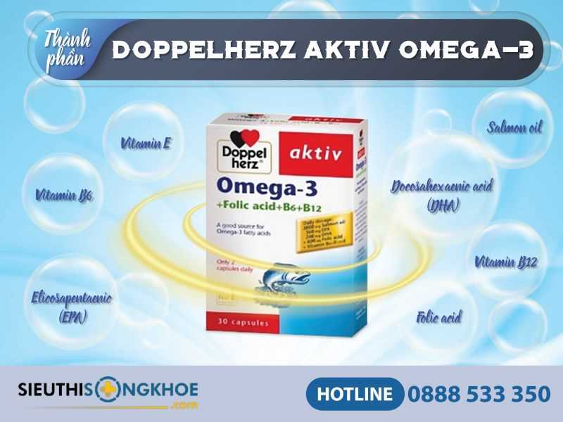 thành phần Doppelherz Aktiv Omega 3 có tốt không