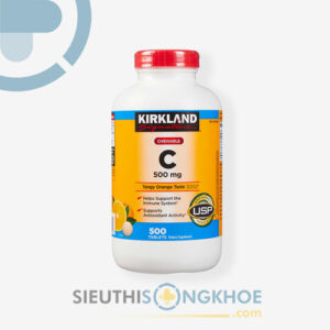 Kirkland Vitamin C 500mg Hỗ Trợ Tăng Cường Đề Kháng & Đẹp Da