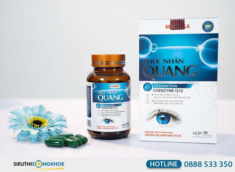 Phục Nhãn Quang - Viên uống sáng mắt và hỗ trợ giảm thiểu các bệnh về mắt