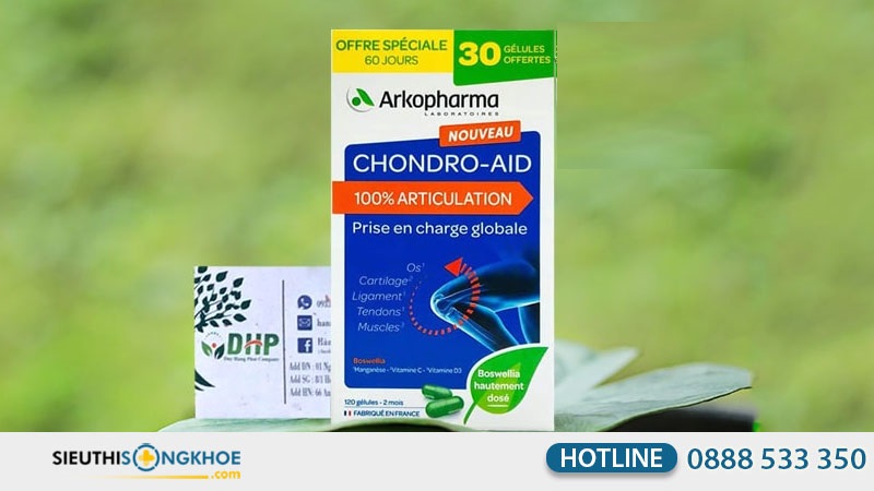 Hướng dẫn cách dùng thuốc bổ xương khớp Arkopharma Chondro-Aid 120 viên