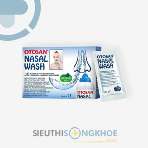 Muối Rửa Mũi Otosan Nasal Wash Hỗ Trợ Làm Sạch Dịch Mũi & Vệ Sinh Hốc Xoang Mũi Hộp 30 Gói