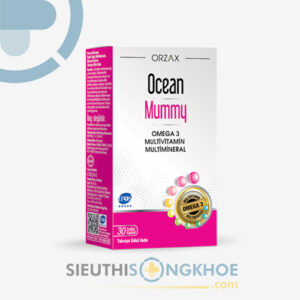 Ocean Mummy Hỗ Trợ Bổ Sung Dinh Dưỡng Thai Kỳ Cho Phụ Nữ Mẹ Bỉm Hộp 30 Viên