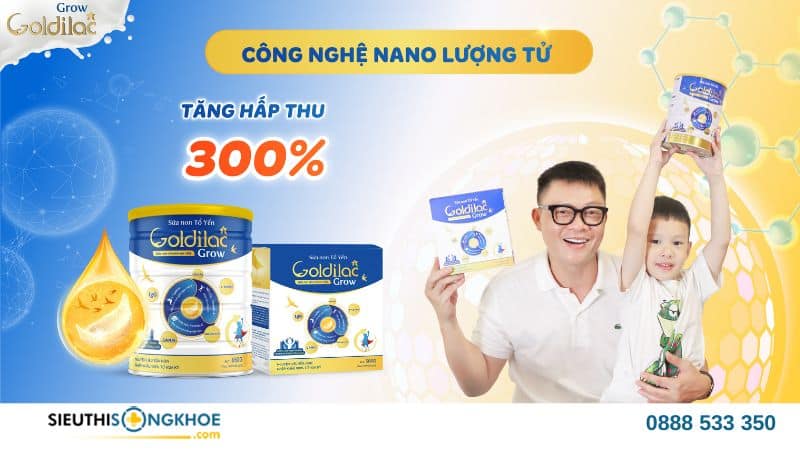 sữa non tổ yến goldilac grow tốt không