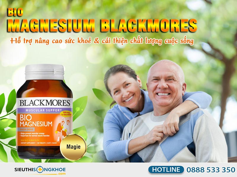 Blackmores Bio Magnesium - Viên uống hỗ trợ cải thiện cơ xương, cơ bắp tốt nhất