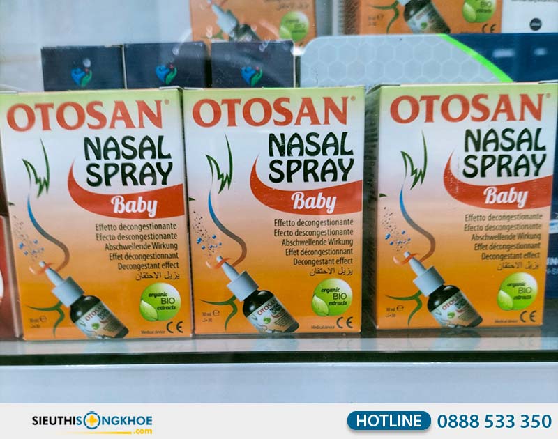 Dung dịch xịt mũi Otosan Nasal Spray Baby có thể dùng được cho cả người lớn và trẻ em