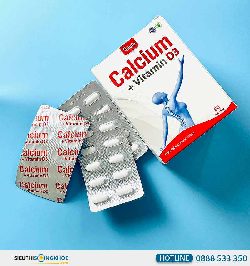 viên uống calcium + vitamin d3 titafa