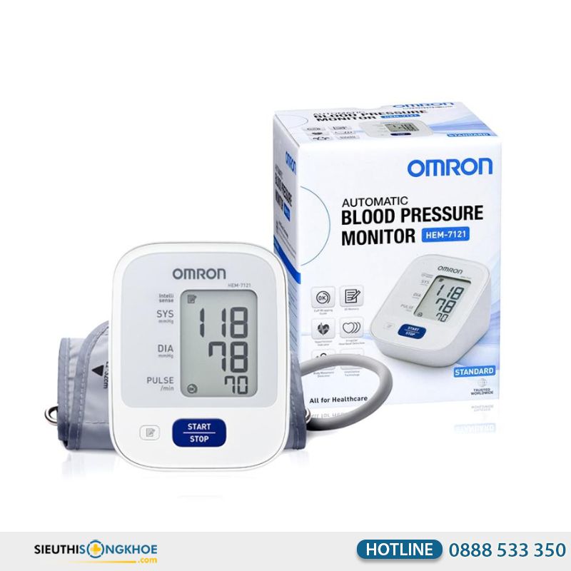 Sản phẩm máy đo huyết áp bắp tay OMRON HEM-7121 