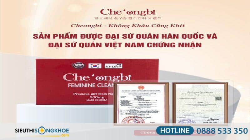 giay chung nhan cheongbi