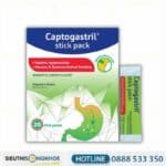 Captogastril® Bột Hòa Tan Hỗ Trợ Giảm Triệu Chứng Rối Loạn Tiêu Hóa (Hộp 20 gói x 1,7ml)