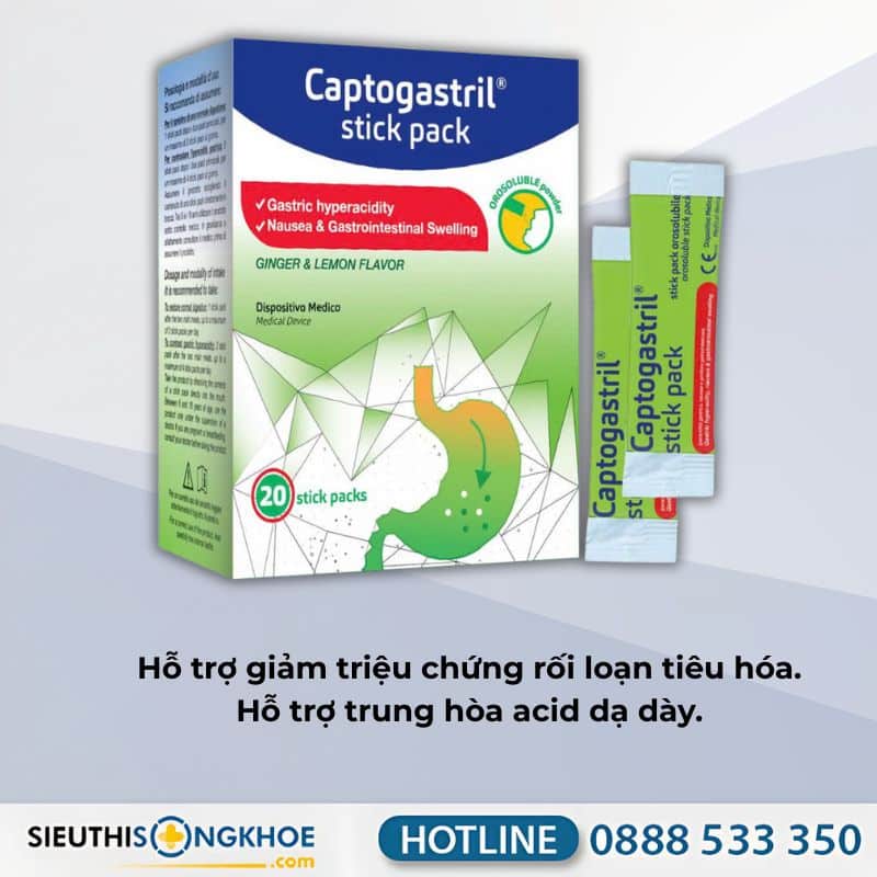 Công dụng Captogastril