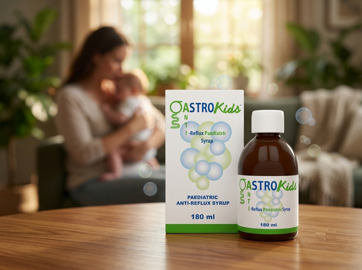 Gastrokids – thiết bị y tế từ Ý với công thức Magnesium Alginate, Simethicone và D-Panthenol, hỗ trợ giảm nôn trớ, kiểm soát trào ngược và bảo vệ niêm mạc tiêu hóa