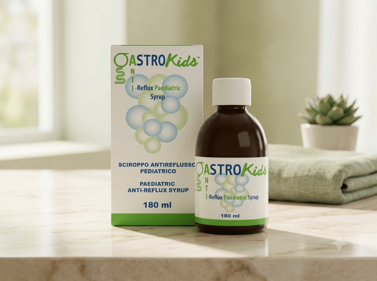 Gastrokids là siro uống hỗ trợ kiểm soát trào ngược dạ dày - thực quản và trào ngược họng - thanh quản ở trẻ sơ sinh và trẻ nhỏ